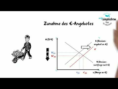 Wie bilden sich flexible Wechselkurse am Devisenmarkt?