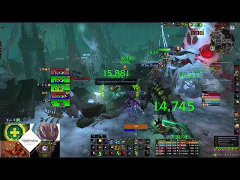 The Underrot +21 TYRANNICAL ENTANGLING BURSTING. Resto Druid PoV.
