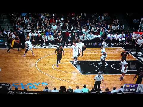 D'angelo russell  crossover  on nets jack.