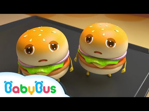 巨大ハンバーガー屋さん | お店屋さんごっこ&人気動画まとめ 連続再生 | 赤ちゃんが喜ぶアニメ | 動画 | BabyBus