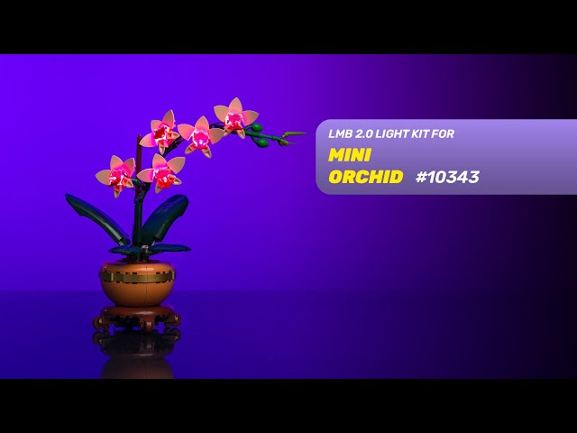 Video teaser for LIGHT MY BRICKS - Mini Orchid 10343