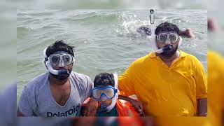 preview picture of video 'A journey to dugong island,thondi ,karangaadu -snorkelling in rameswaram,tamilnadu'