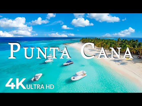 FLYING OVER PUNTA CANA (4K UHD) – Soothing Music Along With Beautiful Nature Video - 4K Video UHD #4