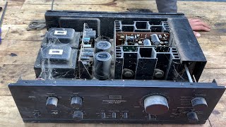 How to restore Sansui AU 607 Integrated Amplifier /  A strong comeback