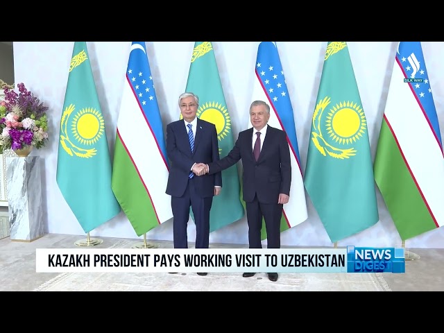 Kazakh President pays working visit to Uzbekistan