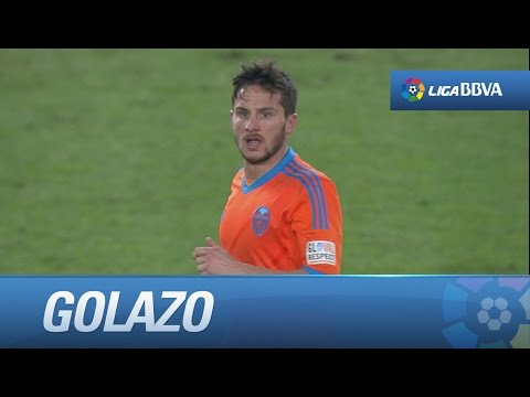 Buen gol de Piatti (0-1) en el RCD Espanyol - Valencia CF