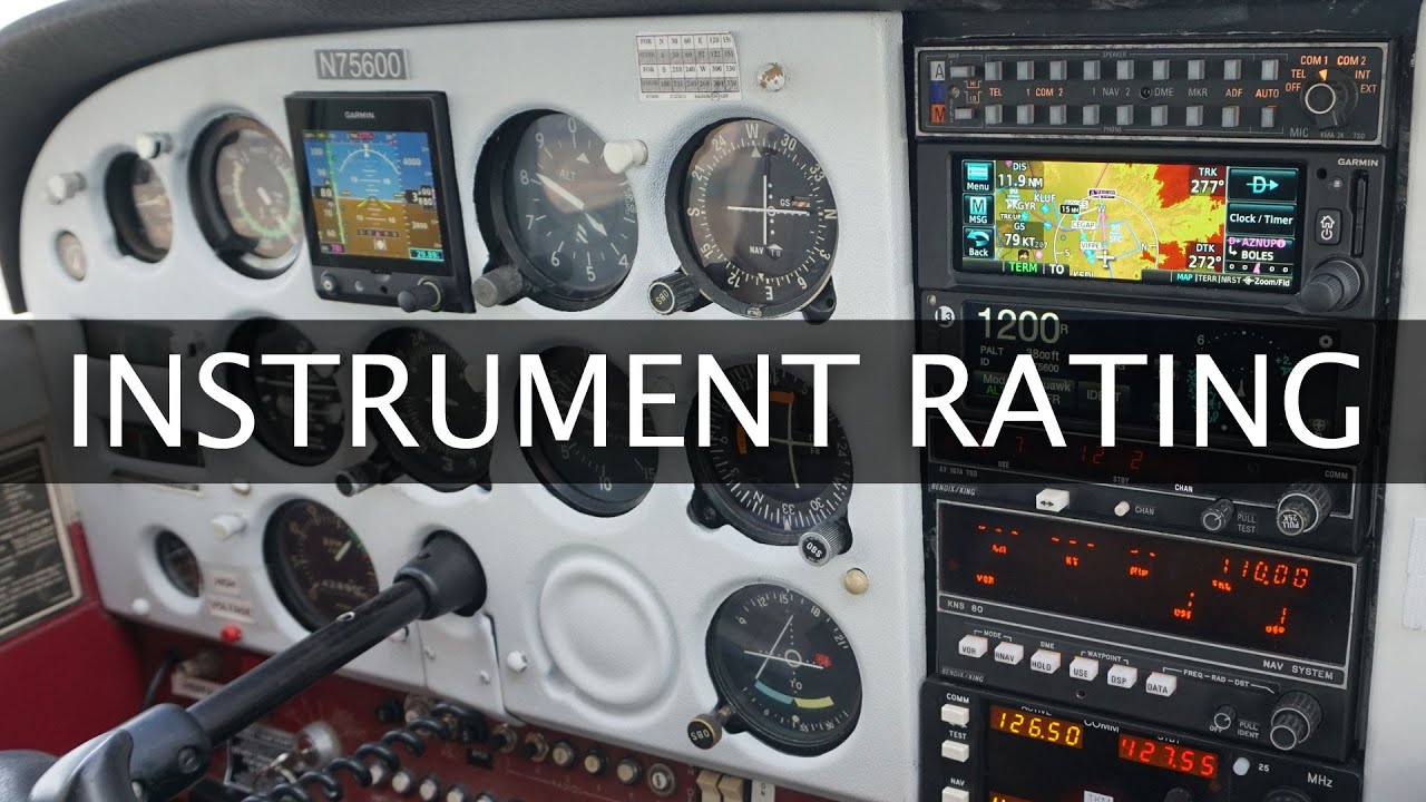 What Does It Take To Get Your Instrument Rating | FAA Requirements