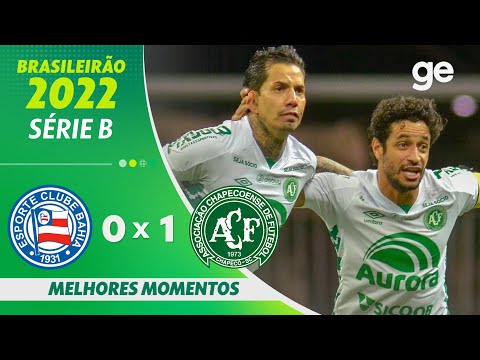 Gols e lances de Bahia x Chapecoense