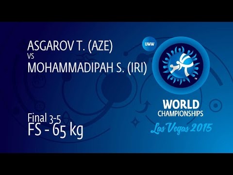 BRONZE FS - 65 kg: S. MOHAMMADIPAH (IRI) df. T. ASGAROV (AZE) by TF, 15-5