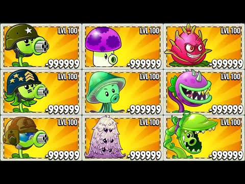 PvZ2 - RANDOM 30 OLD & NEW Plants Battlez - Who Will WIn ?
