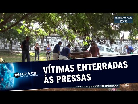 Supostas vítimas de coronavírus são enterradas às pressas em SP