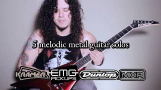 5 melodic metal guitar solos 2017