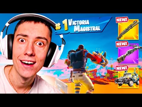 GANÉ MI PRIMERA PARTIDA en la NUEVA TEMPORADA 3 de FORTNITE *INCREIBLE*