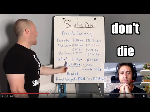 The Snake Diet -  How To Lose 100 Lbs In 30 Days - Video Breakdown