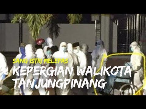 Dengan Memakai Hazmat, Sang Istri Melepas Kepergian Wali Kota Tanjungpinang
