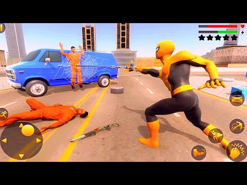 Updated Flying Spider Hero Vegas City Gangster Crime Simulator #3 Android Gameplay