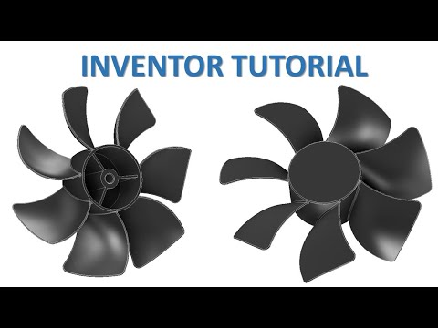 Inventor Tutorial #275 | 3D Model Design Basic Beginners - FAN CPU