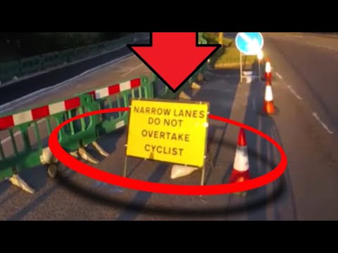 Attempted Close Pass by Do Not Overtake Cyclist Sign