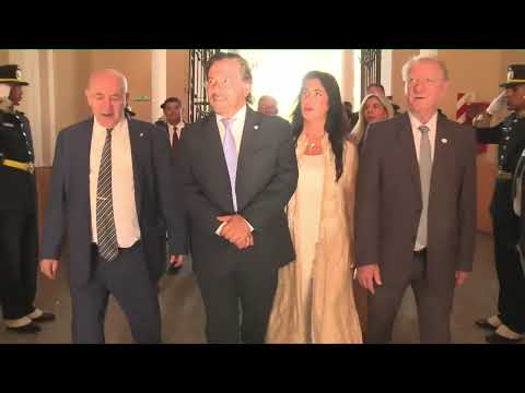 Sáenz anunció ante la Asamblea Legislativa inversiones por más de $270 mil millones en obras públicas