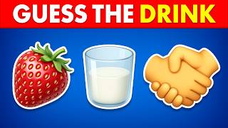 Guess The Drink By Emoji 🥤🍹 Drink Emoji Quiz | Quiz Blitz
