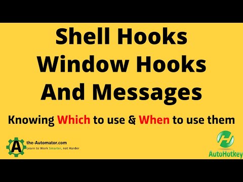Deciding between Window Hooks, Shell Hooks, and Messages
