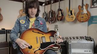 Video thumbnail for Tobin plays a killer 1959 Gibson ES-345! by Rumble Seat Music