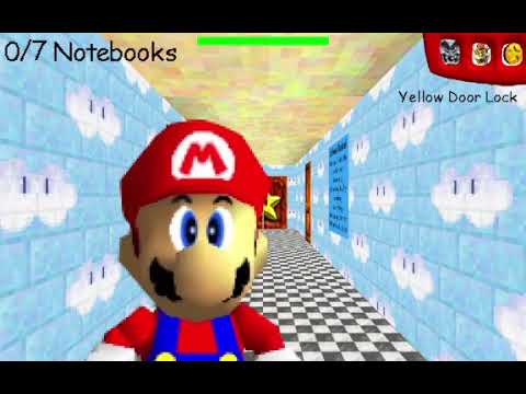 BALDI JE MARIO V TEJTO HRE???!!! Baldi's Basics Mod:  Baldi's Basics 64 V1.4.3