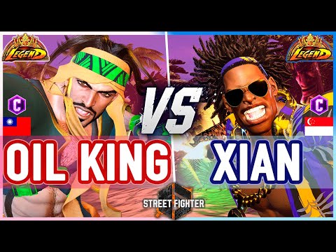 SF6 🔥 Oil King (Rashid) vs Xian (Dee Jay) 🔥 Street Fighter 6