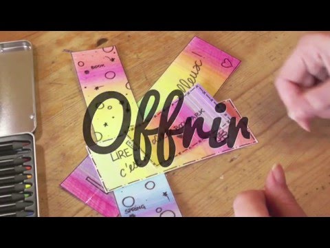║ DIY ║ ► ••• Créer un joli marque-page •••