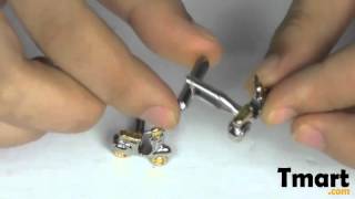 $4.47 New Novelty Women Motorcycle CuffLinks-11001351