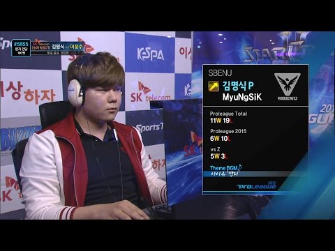 [SPL2015] MyuNgSiK(SBENU) vs soO(SKT) Set2 Echo -EsportsTV, Starcraft 2