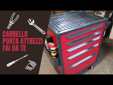 Costruzione carrello porta attrezzi da officina fai da te - building tool trolley DIY
