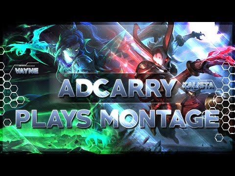 Kite Mechanics - ADC Plays Montage (Vayne, Jhin, Kalista) - League of Legends