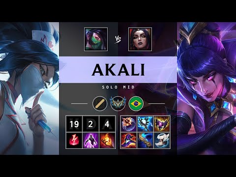 Akali Mid vs LeBlanc - BR Challenger Patch 25.07