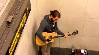 Berlin subway musician plays Elliott Smith - Waltz #2 (XO)