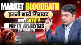 Market Bloodbath: Why Such a Heavy Fall? Nifty Analysis for March 20 thumbnail
