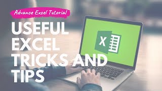 Advance Excel Trick and Tips || Excel Tutorial || You Need to Know