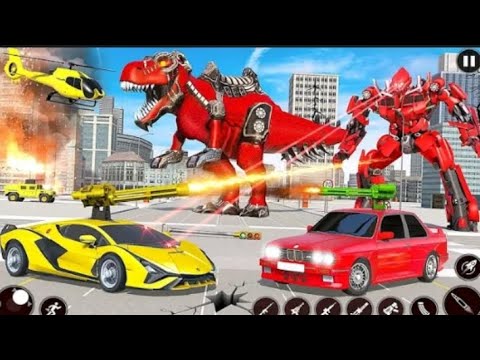 US Police Car Robot Transform Drone Wars Games 20232 | AndroidiOS Gameplay