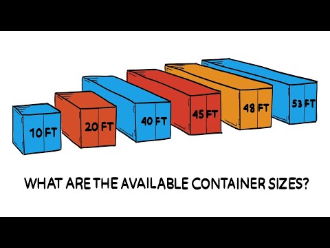 What size Shipping Containers can you purchase?