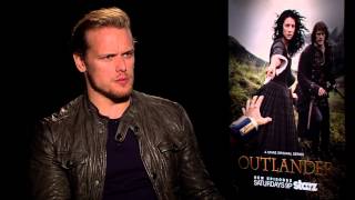 Sam Heughan of Outlander discusses his love/hate relationship with Social Media