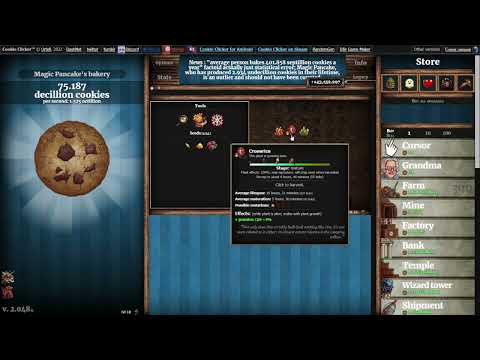 Cookie Clicker Garden Cronerice