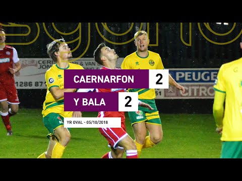 Caernarfon 2-2 Y Bala || Uwch Gynghrair Cymru