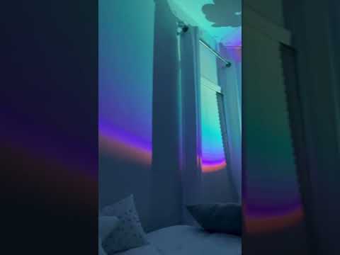 I got one of those sunset lights! #hashtag #shorts #bedroom
