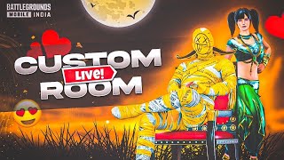 BGMI LIVE CUSTOM ROOM || Custom Room || PUBG LIVE CUSTOM ROOM #bgmilivecustomroom #bgmilive #bgmi