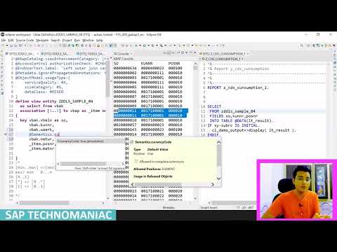 Cardinality in CDS view PART 10 ABAP on HANA Course