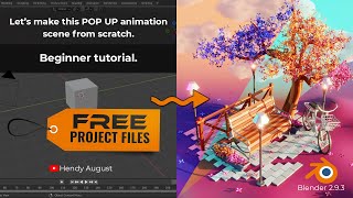 TUTORIAL | Popup Animation Scene | Cycles | Blender 2.93