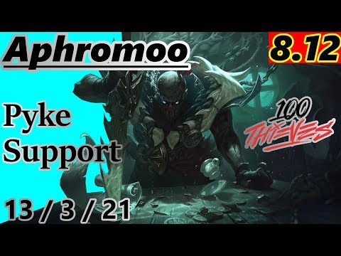 Aphromoo as Pyke Support - S8 Patch 8.12 - Full Gameplay