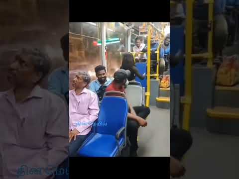 சென்னை பேருந்தில் இளம்பெண் ரகளை.. கத்தி கூச்சலிட்ட...