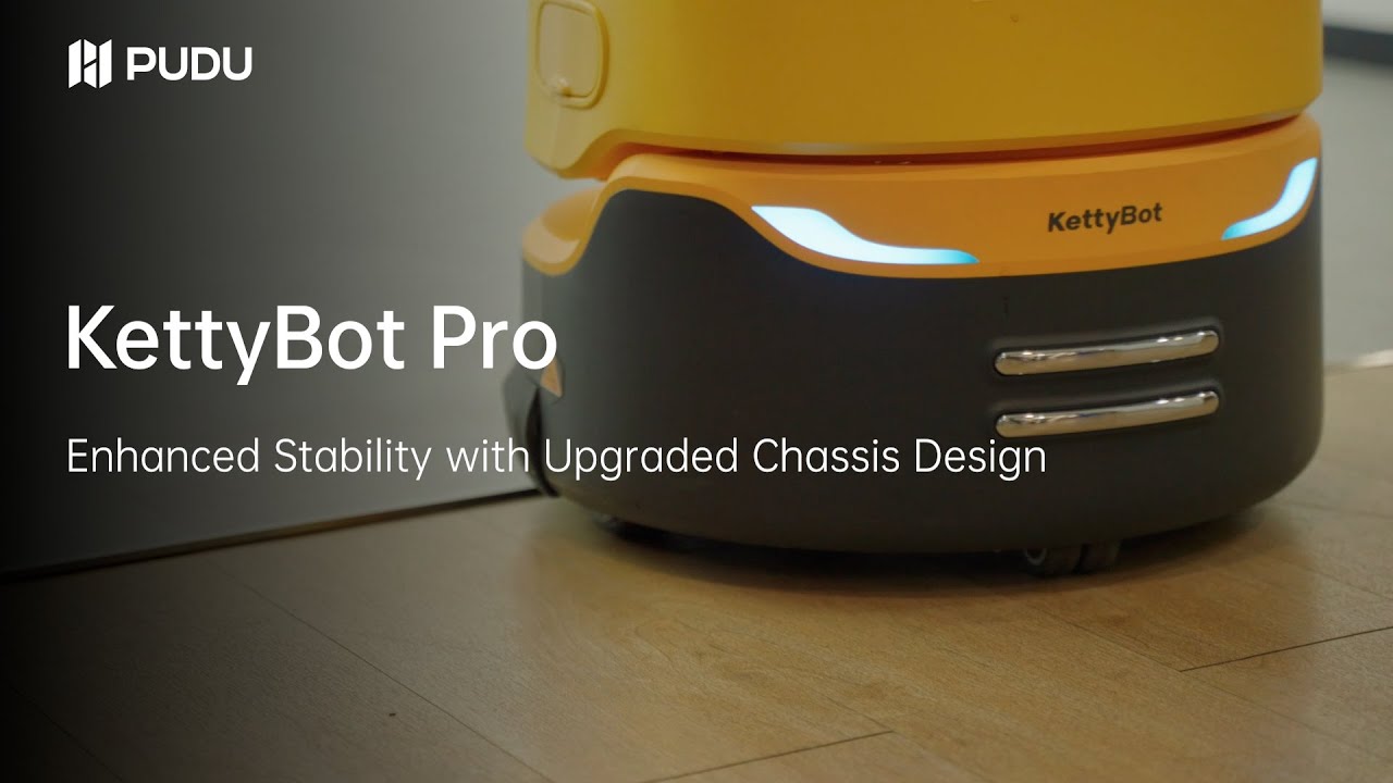 Pudu KettyBot Pro Reklam Ekranlı Karşılama ve Servis Robotu
