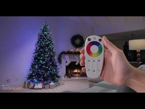 Evergreen Classics® Color Blast™ Christmas Tree, with Color-Wheel Remote Control & 10 Motion Effects